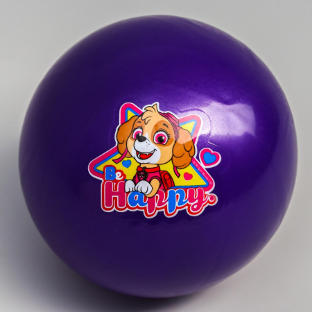Мяч детский Paw Patrol "Happy", 16 см, 50 гр, цвета МИКС   5083415 
