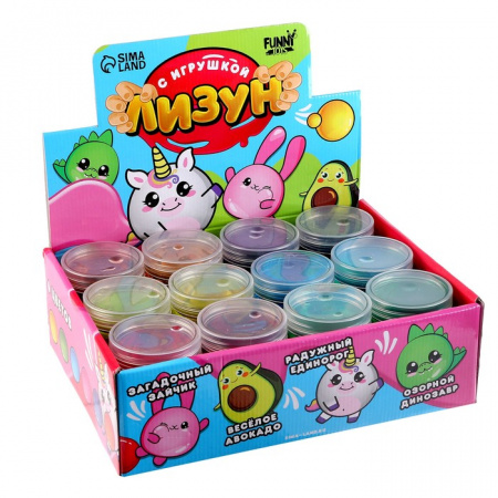Лизун Авокадо Funny toys цвета МИКС 