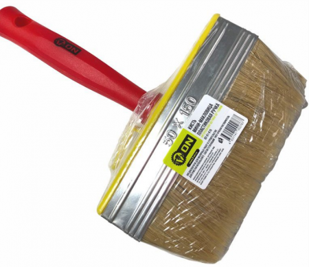 Кисть мини-макловица ON  пластиковая ручка нат щетина 40х140мм 02-01-614 6шт/уп 