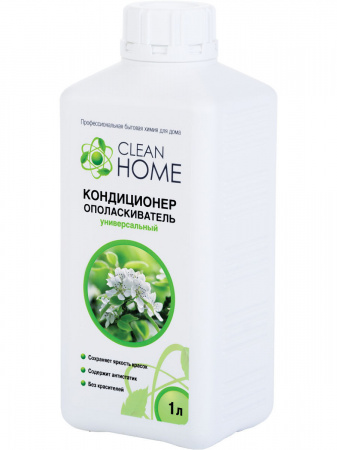 Кондиционер-ополаскиватель для белья CLEAN HOME с ароматом яблоневых садов 1000мл 