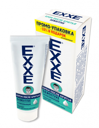 Крем для бритья Sensitive EXXE, (д/чувств.кожи) 80 мл 