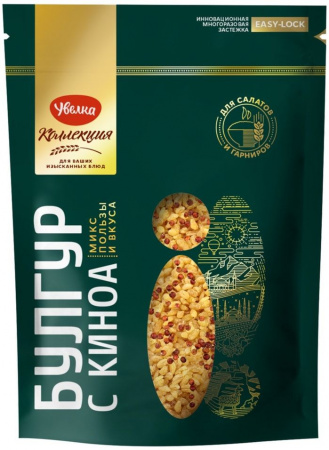 Булгур с Киноа Увелка смесь крупы 0,45кг 