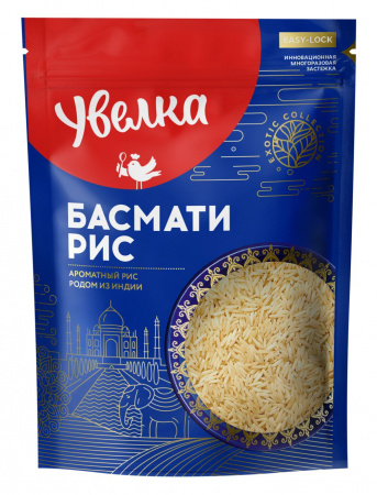 Рис отборный Увелка Бисмати 0,5кг 