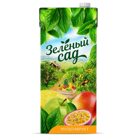 Нектар мультифруктовый Тетра Пак Зелёный сад 2л 