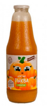 Нектар тыквенный с мякотью СТОЕВЪ 0,75л 