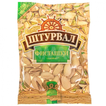 Фисташки соленые ШТУРВАЛ 30г РОССИЯ 
