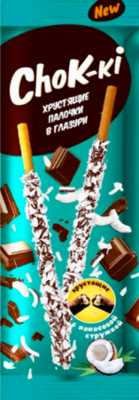 Соломка в глазури CHOK-KI с кокосовой стружкой 40г 