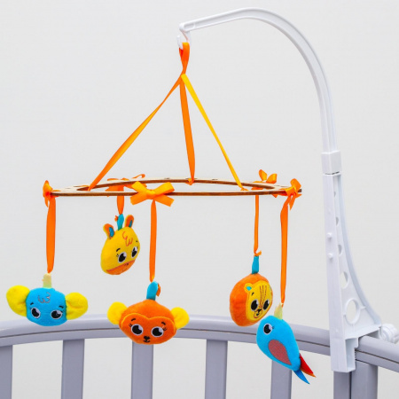 Подвеска с игрушками на мобиль «Зверята», виды МИКС 3782251 