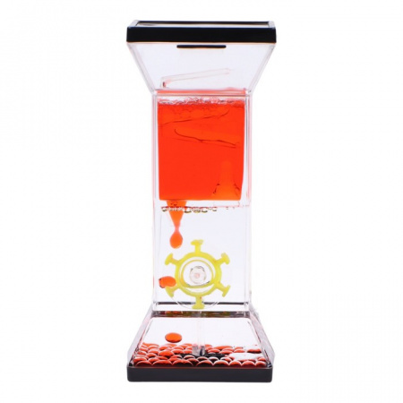 Гелевые часы Дорилей антистресс 5х12см красные 