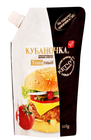 Кетчуп Томатный Кубаночка 310г 