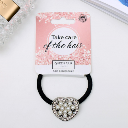 Резинка для волос "Джина" сердце 5503104 