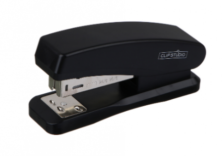 Степлер для скоб ClipStudio №24/6 на 20л 3цв в карт коробке 