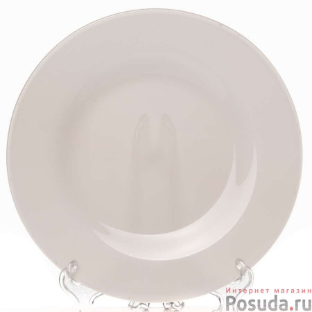 Тарелка стекл. упроч. БОХО 260 мм (цв.розовый) (рис.28813) 