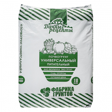 Почвогрунт Универсальный питательный Дачные рецепты 10л 