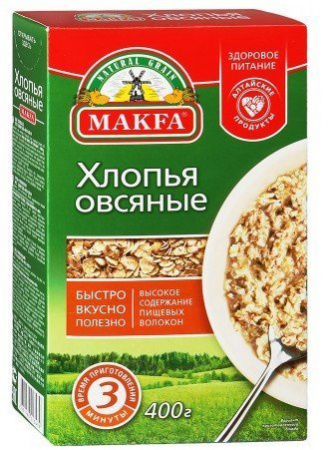 Холпья Макфа овсяные 400гр 