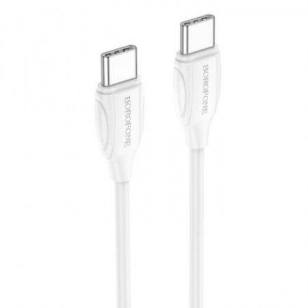 Кабель Borofone BX70 Type-C 3 А 60W белый 1м 