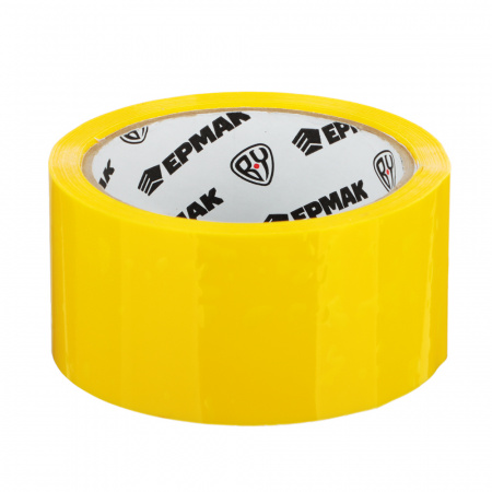 ЕРМАК Клейкая лента Желтая 48мм x 50м 