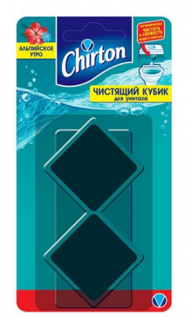 Кубик чистящий д\унитаза  Альпийское Утро Чиртон 2х50г 