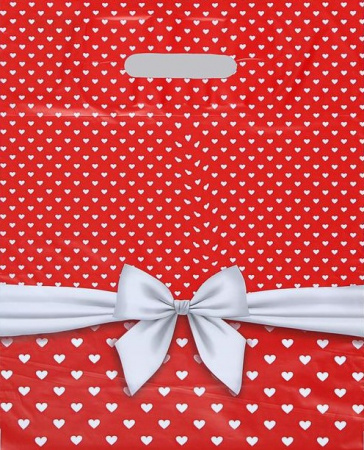 Пакет Скарлетт полиэтиленовый с вырубной ручкой 30х38см 