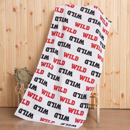 Полотенце Этель Wild 70х146±2 см 100% хлопок 160гр/м2 
