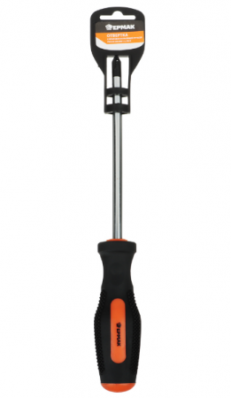 Отвертка с противоскользящей ручкой PH3 8х150мм (+), CrV ЕРМАК 
