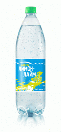 Напиток безалкогольный сильногазированный Альпи со вкусом лимона-лайма 1,5 л 